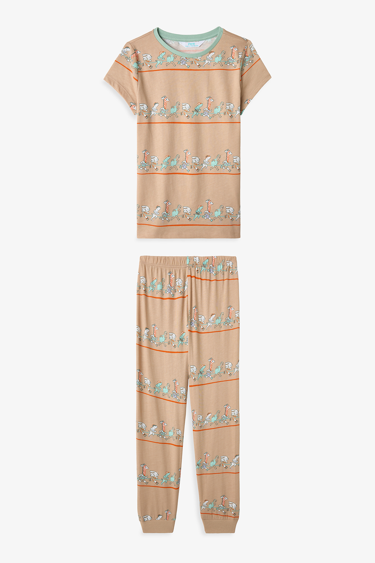 Penti Açık Yeşil Erkek Çocuk Turtle First Uzun Kollu Pamuklu Pijama Takımı fotoğrafı 6 (önizleme)