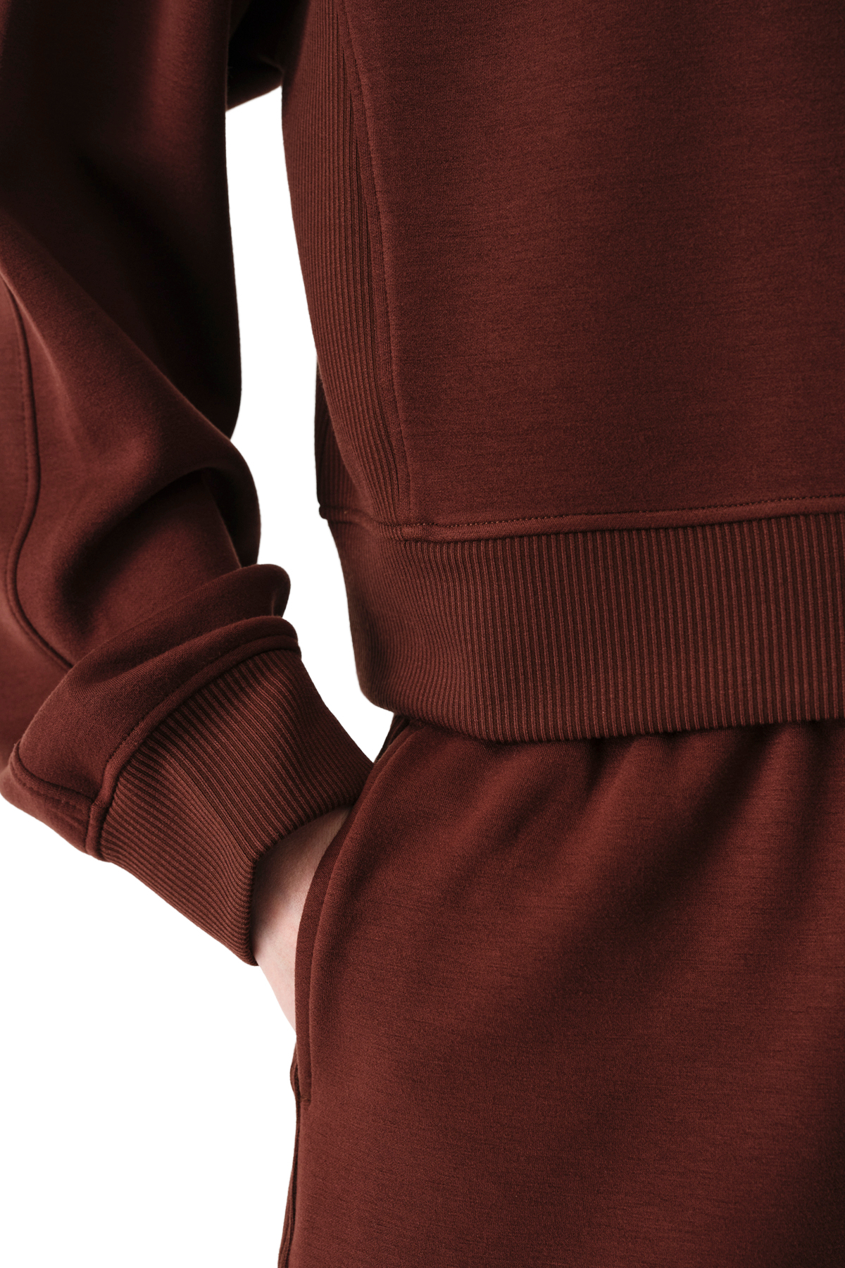 Penti  Kahverengi Silky Feel Contrast Sweatshirt - Görsel 4