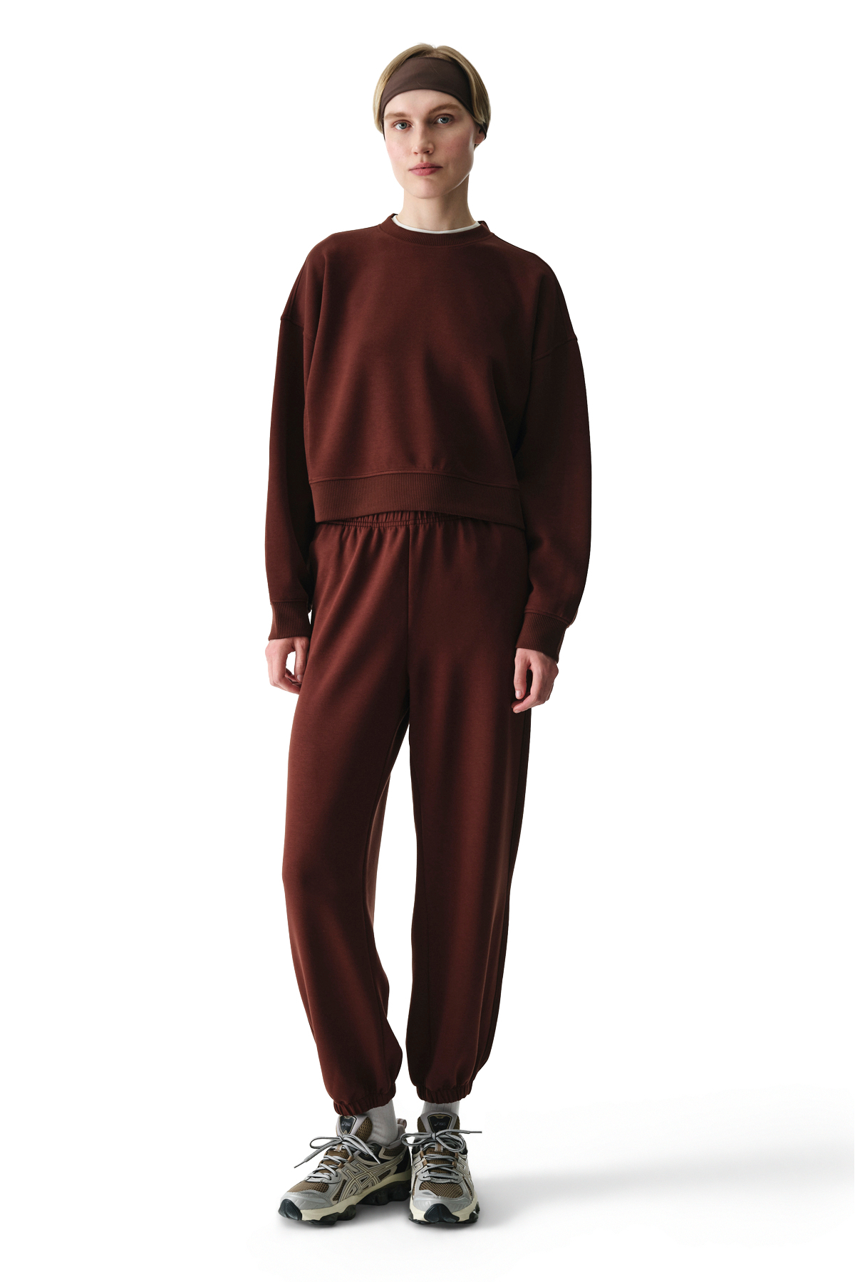 Penti  Kahverengi Silky Feel Contrast Sweatshirt - Görsel 6