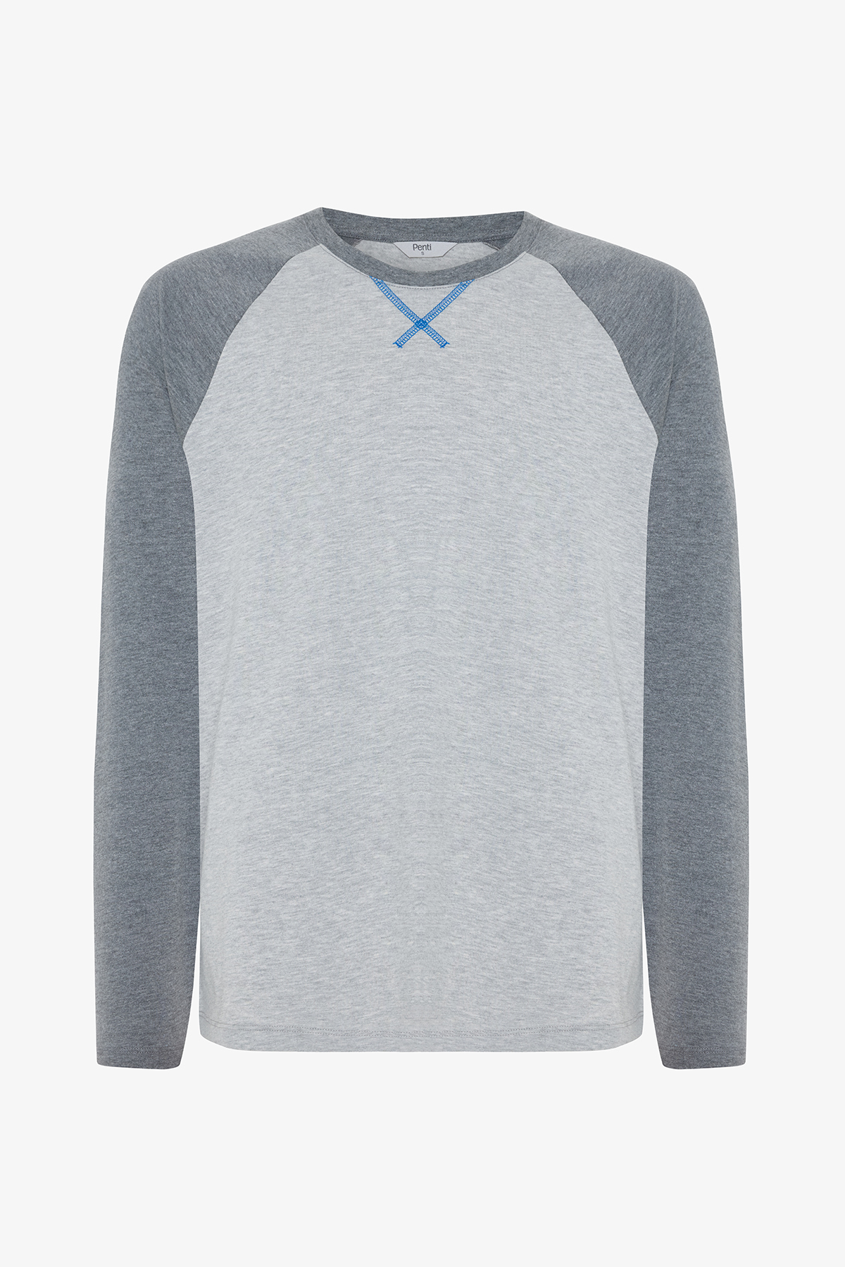 Penti  Antrasit Erkek Uzun Kollu Pamuklu Pijama Takımı - Görsel 4