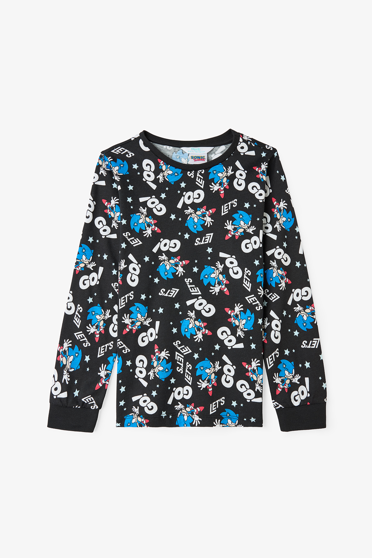 Penti Siyah Erkek Çocuk Sonic Uzun Kollu Pamuklu Pijama Takımı fotoğrafı 3 (önizleme)