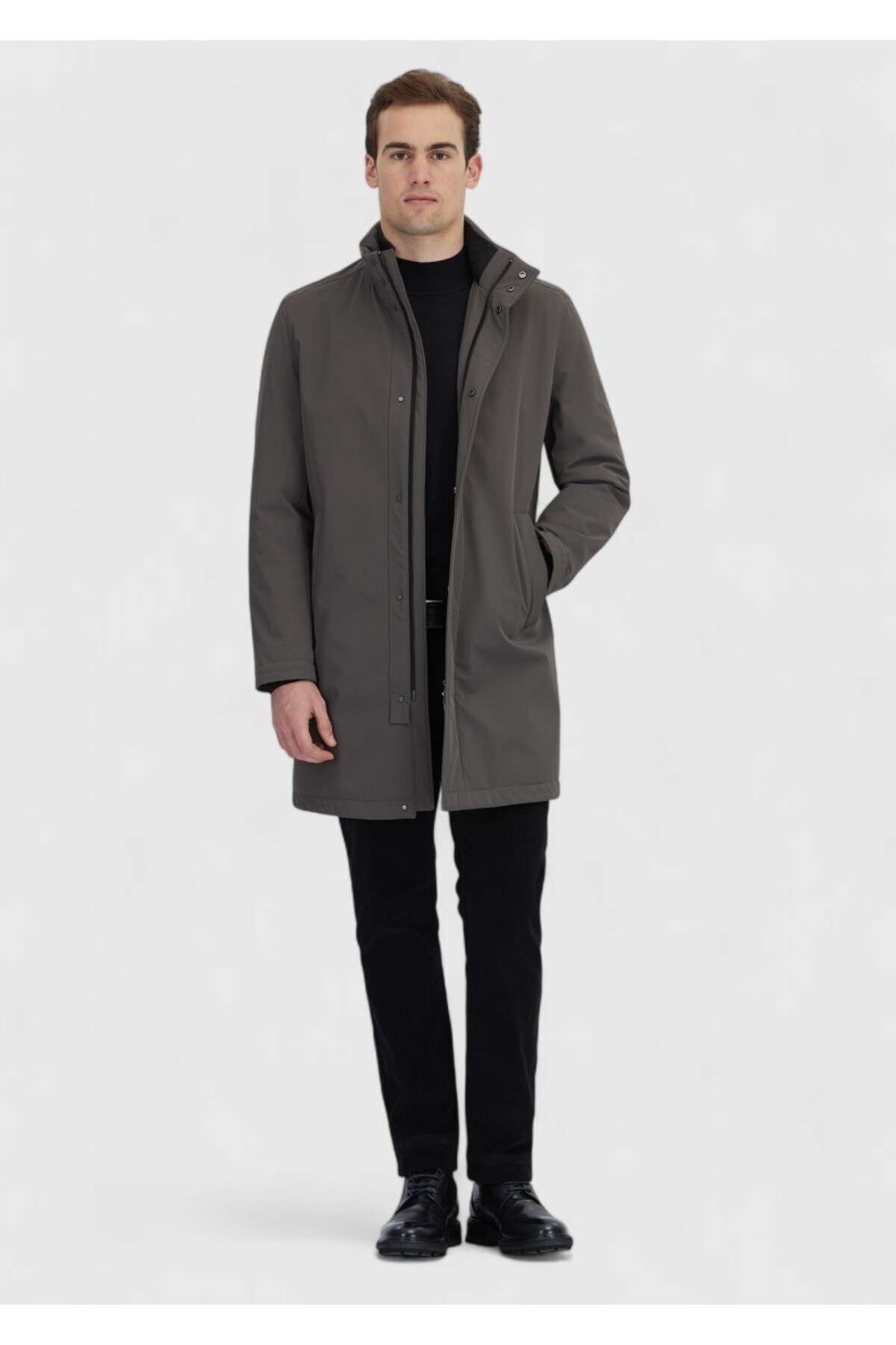 Ramsey  Kahverengi Regular Fit Dik Yaka Casual Dokuma Kaban - Görsel 2