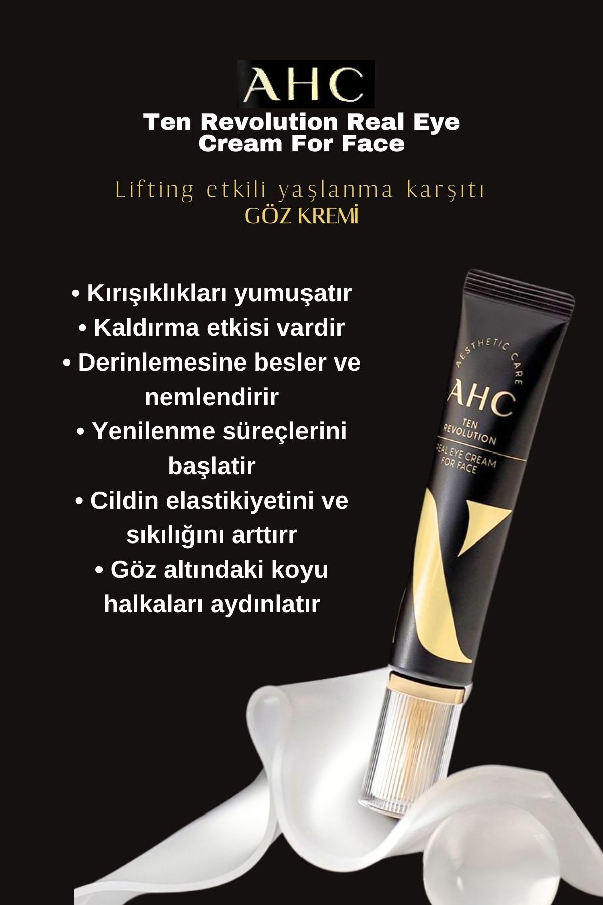 AHC Ten Revolution Real Eye Cream For Face Göz Kremi 30ml - Fiyatı