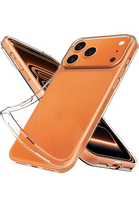 CaseHub iPhone 17 Pro Max Şeffaf Kılıf Kamera Yükseltili Darbelere Dayanıklı ...