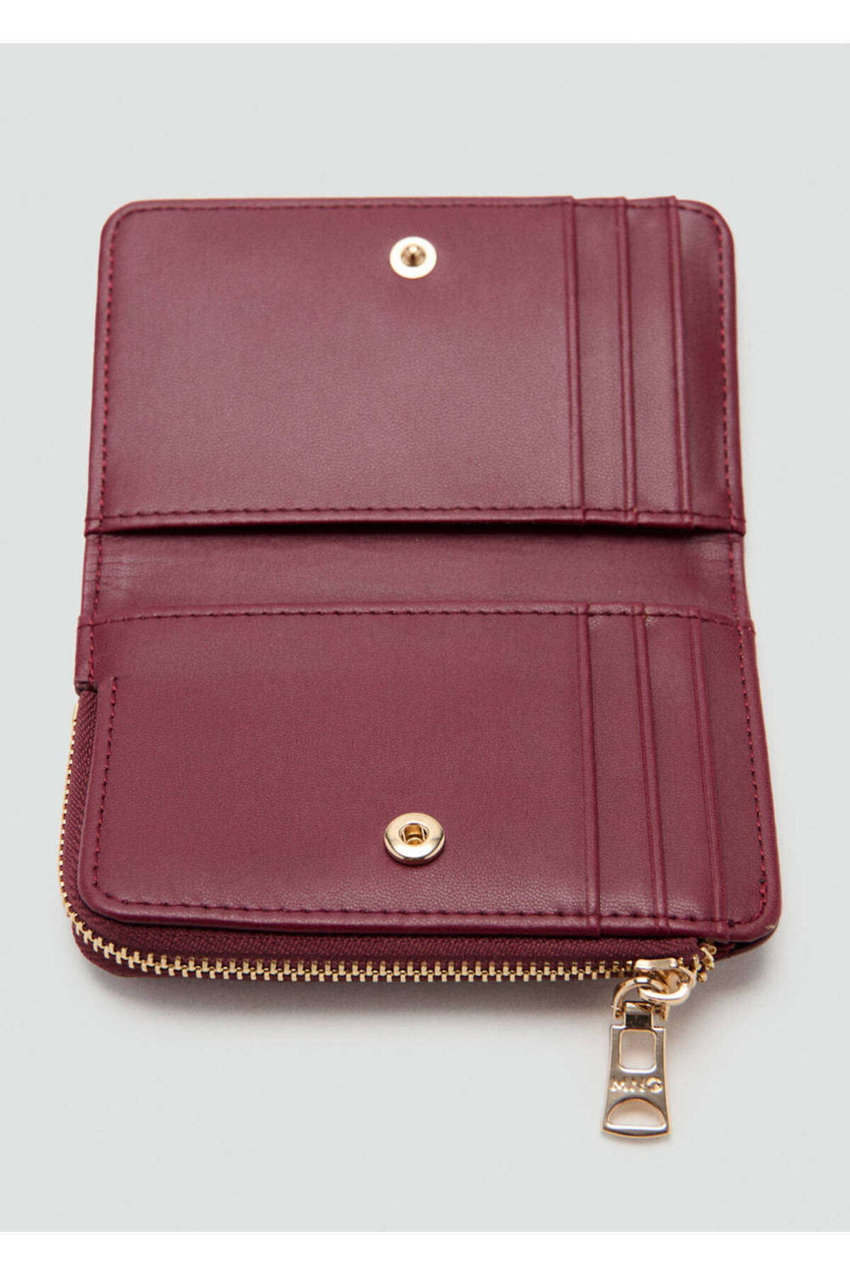 MANGO  Saffiano görünümlü kapaklı cüzdan - Görsel 3