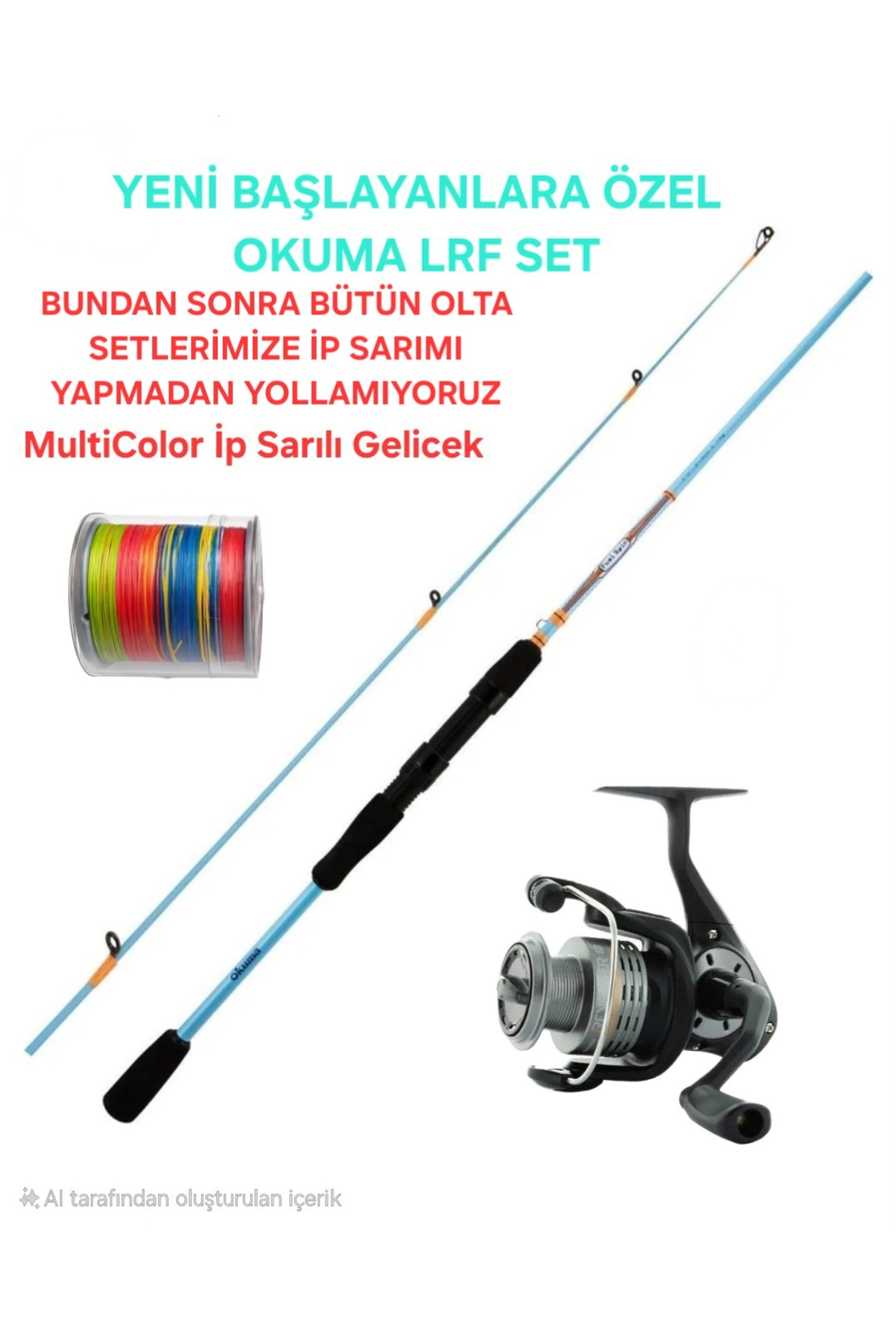 Okuma Fuel Spin 2.13m 0-8g Lrf Kamışı+Revenger 25 FD LRF Spin Olta