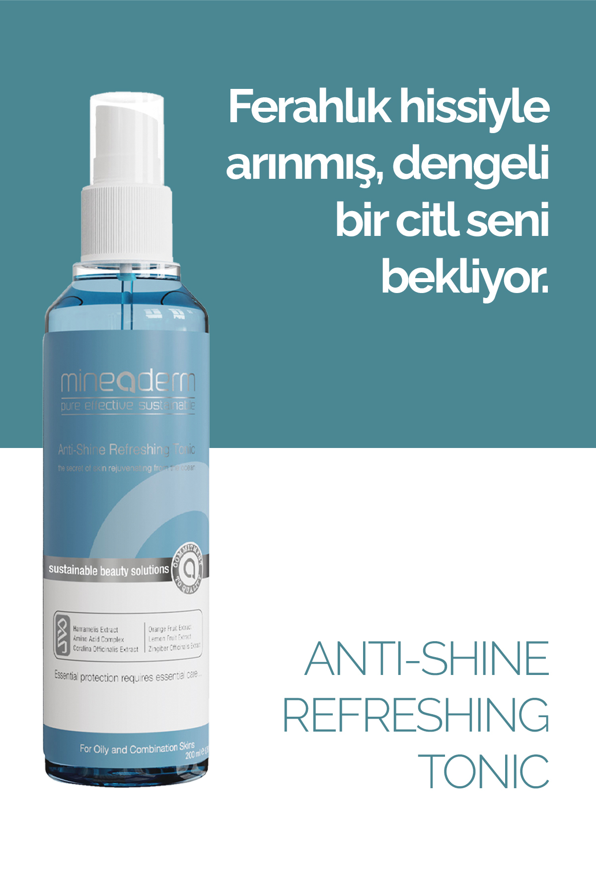 Yağlı Ve Karma Ciltler İçin Canlandırıcı Tonik/anti-shine Refreshing Tonic — 8680525350099 — تصویر 4 از 7