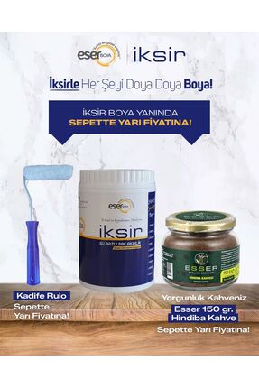 Eser Boya İksir Su Bazlı Evsel Dönüşüm Boyası - Beyaz (MOBİLYA - FAYANS - TEZ...