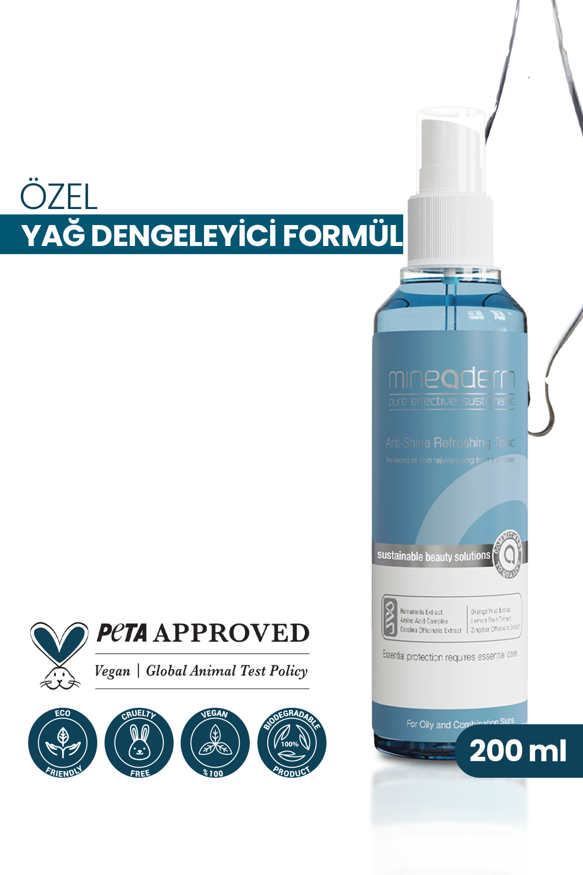 Yağlı Ve Karma Ciltler İçin Canlandırıcı Tonik/anti-shine Refreshing Tonic — 8680525350099 — تصویر 7 از 7
