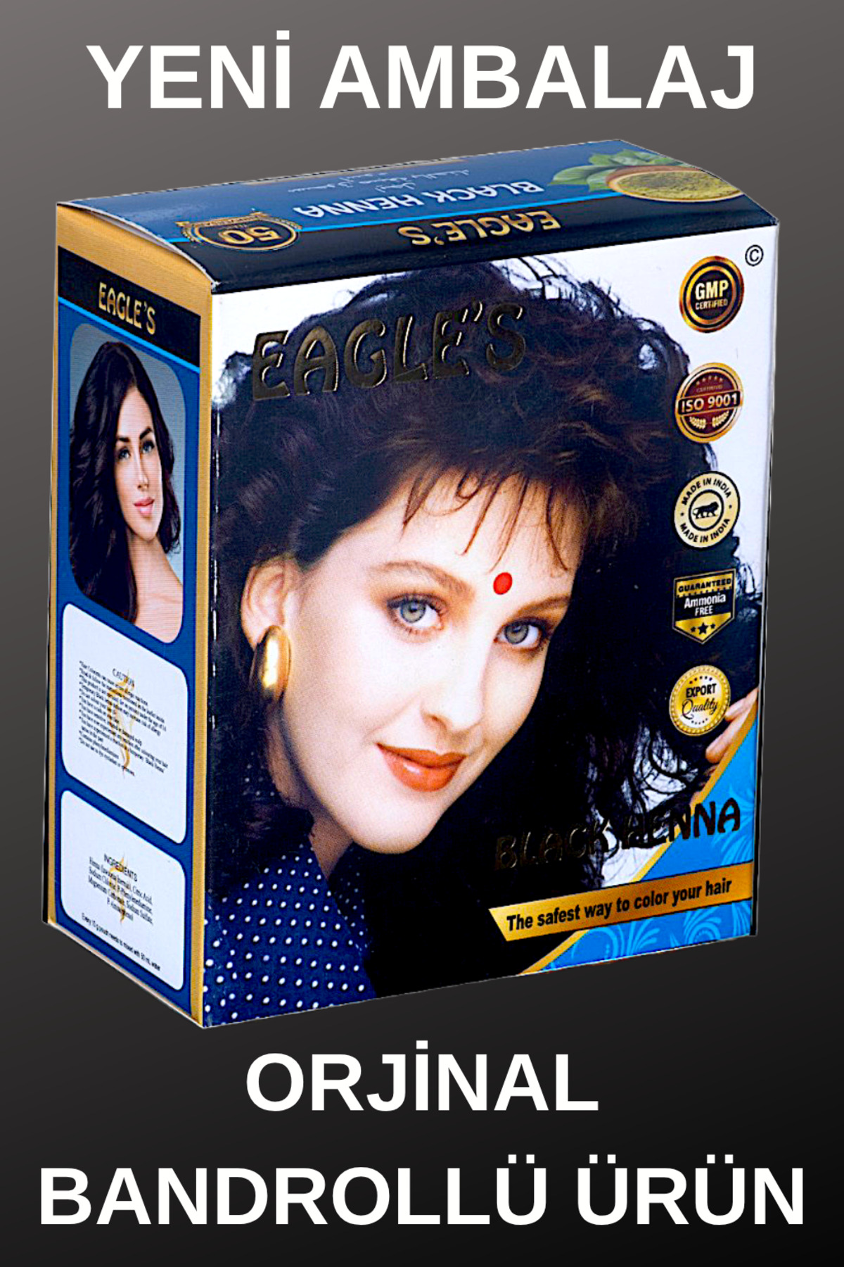 Eagles Siyah Hint Kınası 6'lı Paket Orjinal BANDROLLÜ ÜRÜN Black Henna Eagles Kına — مشکی siyahhintkınasıyeni