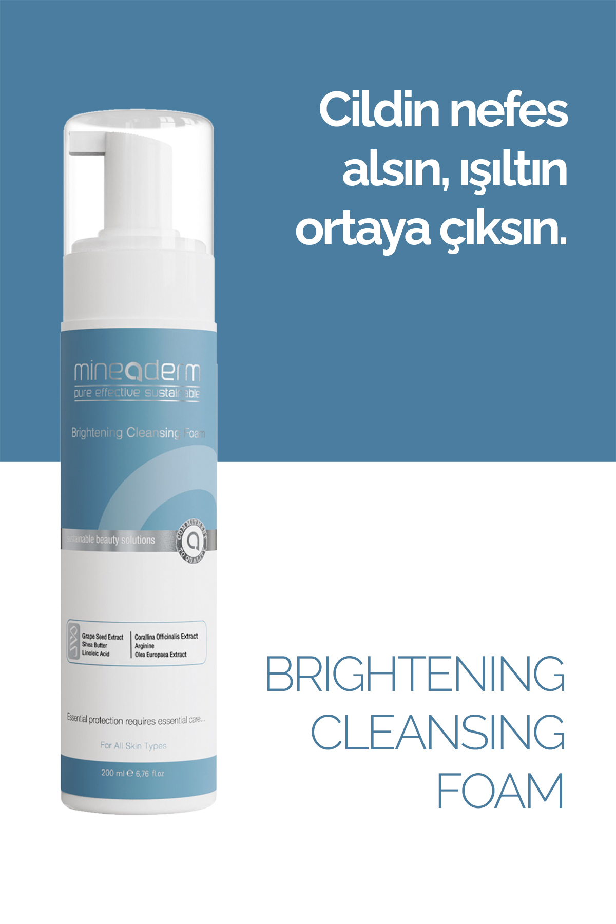 Aydınlatıcı Günlük Temizleme Köpüğü/Brightening Cleansing Foam — 8680525350112 — تصویر 4 از 7