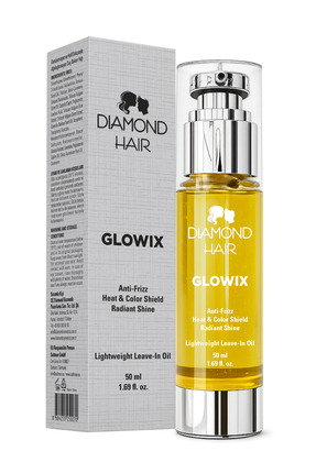 DIAMOND HAIR Glowix | Parlak Yumuşak Elektriklenme Karşıtı Nemlendirici Kırık...