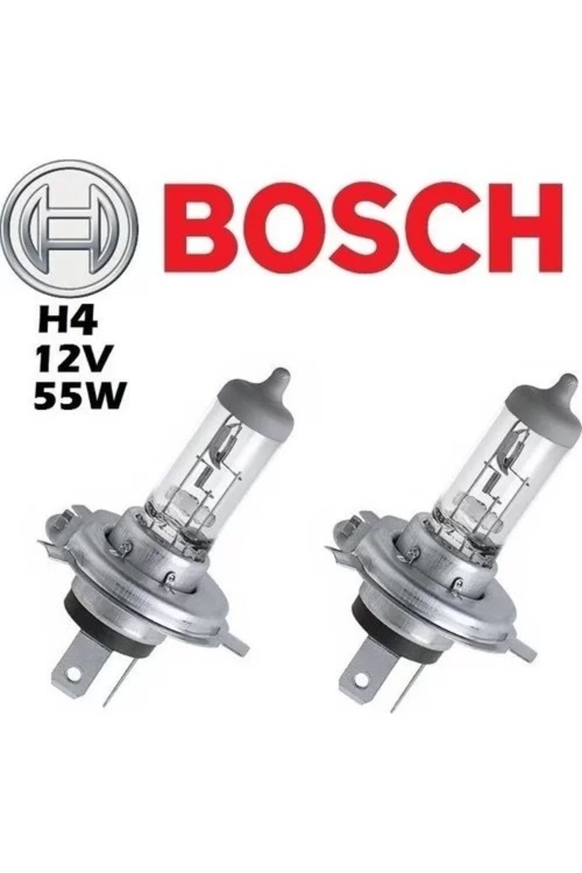 H4 Bulb 12v Set of 2 60/55w-p43t