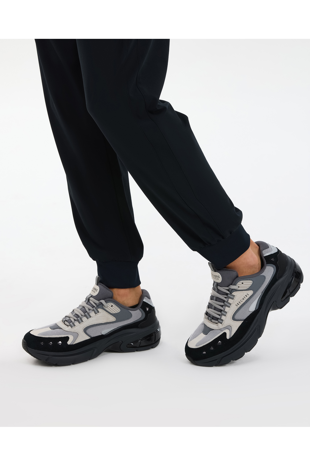 SKECHERS SHADOW Erkek Gri Sneakers 183214 DKGY görsel 6