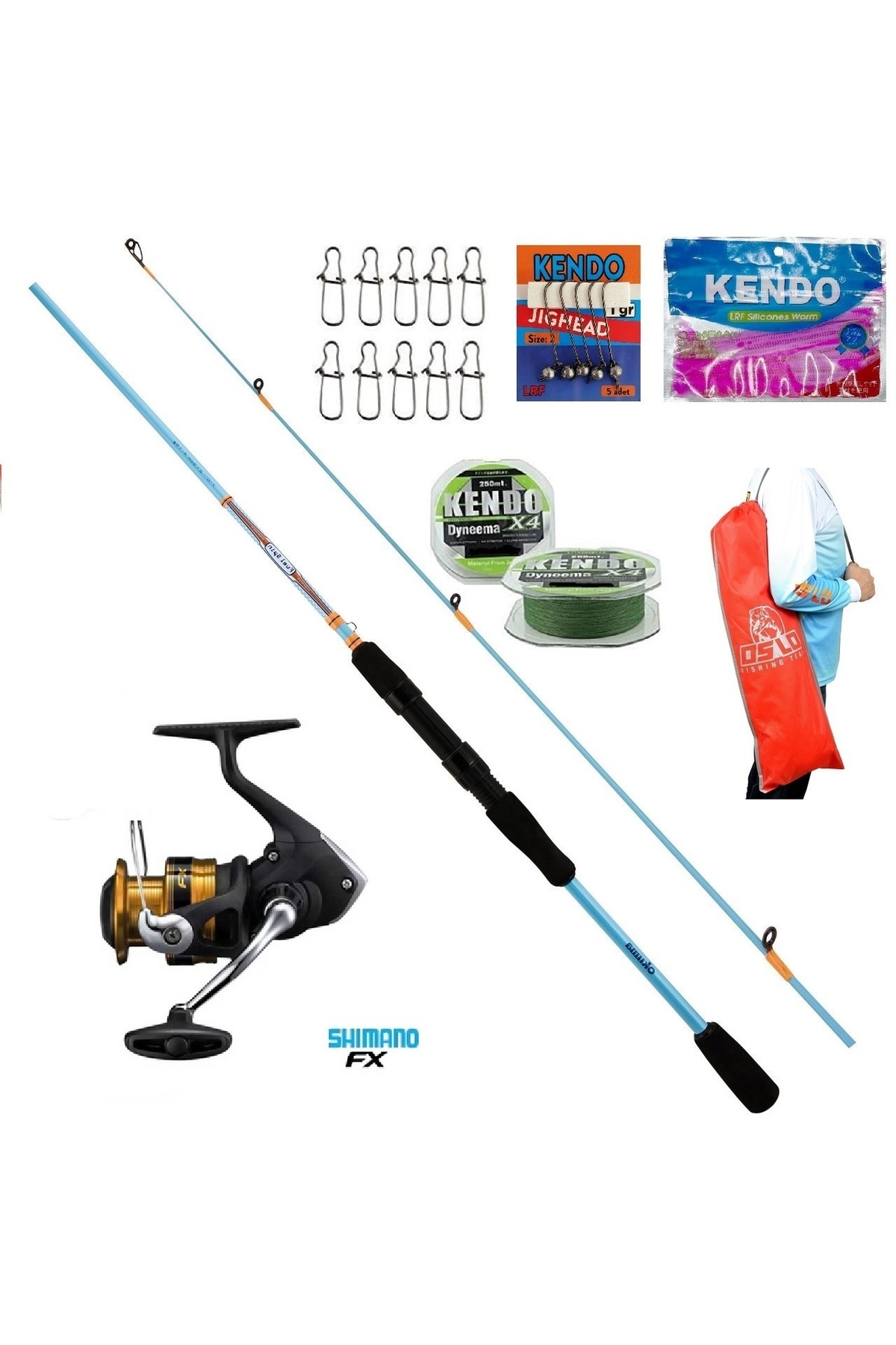 Okuma Fuel Spin 213cm 0-8gr Shimano Fx1000 Lrf Olta Takımı Seti