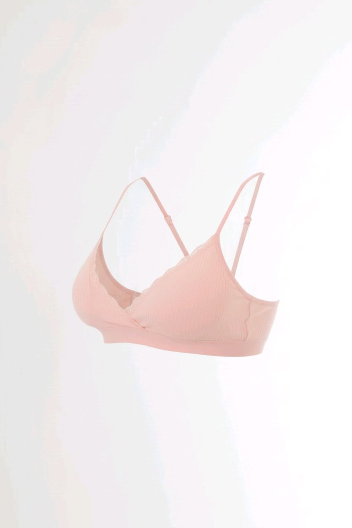 MissPrive Miss Prive Kadın Büstiyer İnce Askılı Dantel Detayli Crop 380 görsel 2