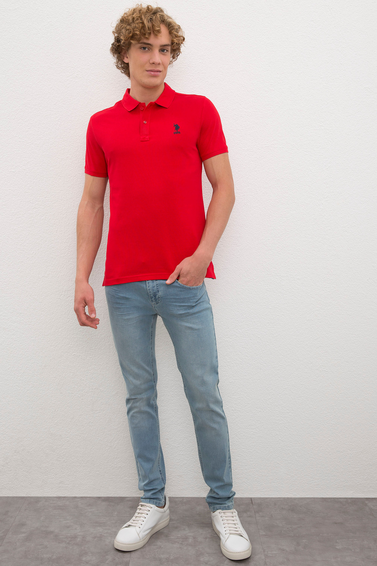 پولوشرت مردانه یقه پلو | یو اس پولو U.S. Polo Assn. 50231513 TR - تصویر 4