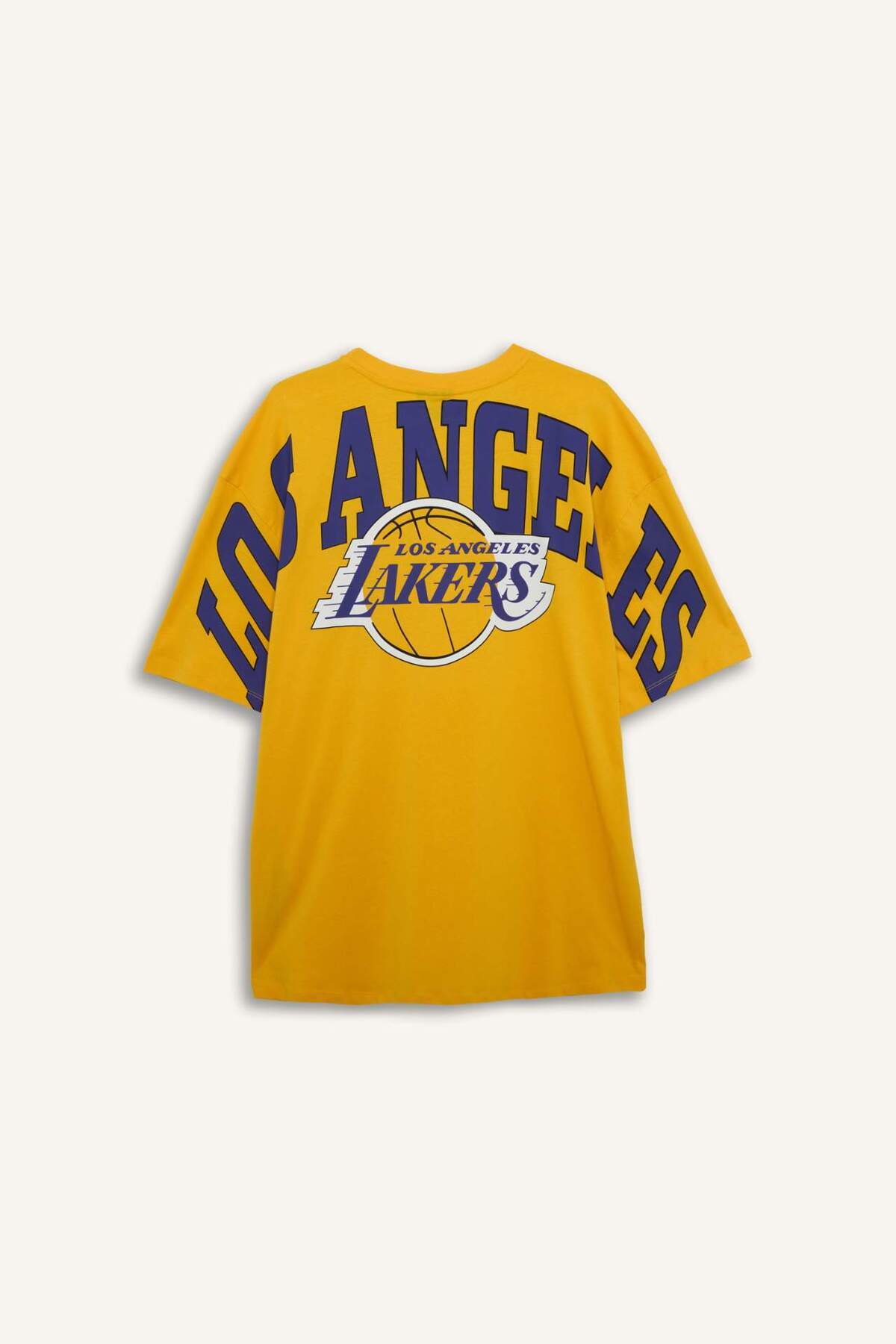 NBA Los Angeles Lacers Oversized Crew Neck Short Sleeve T-Shirt C4465AX24HS