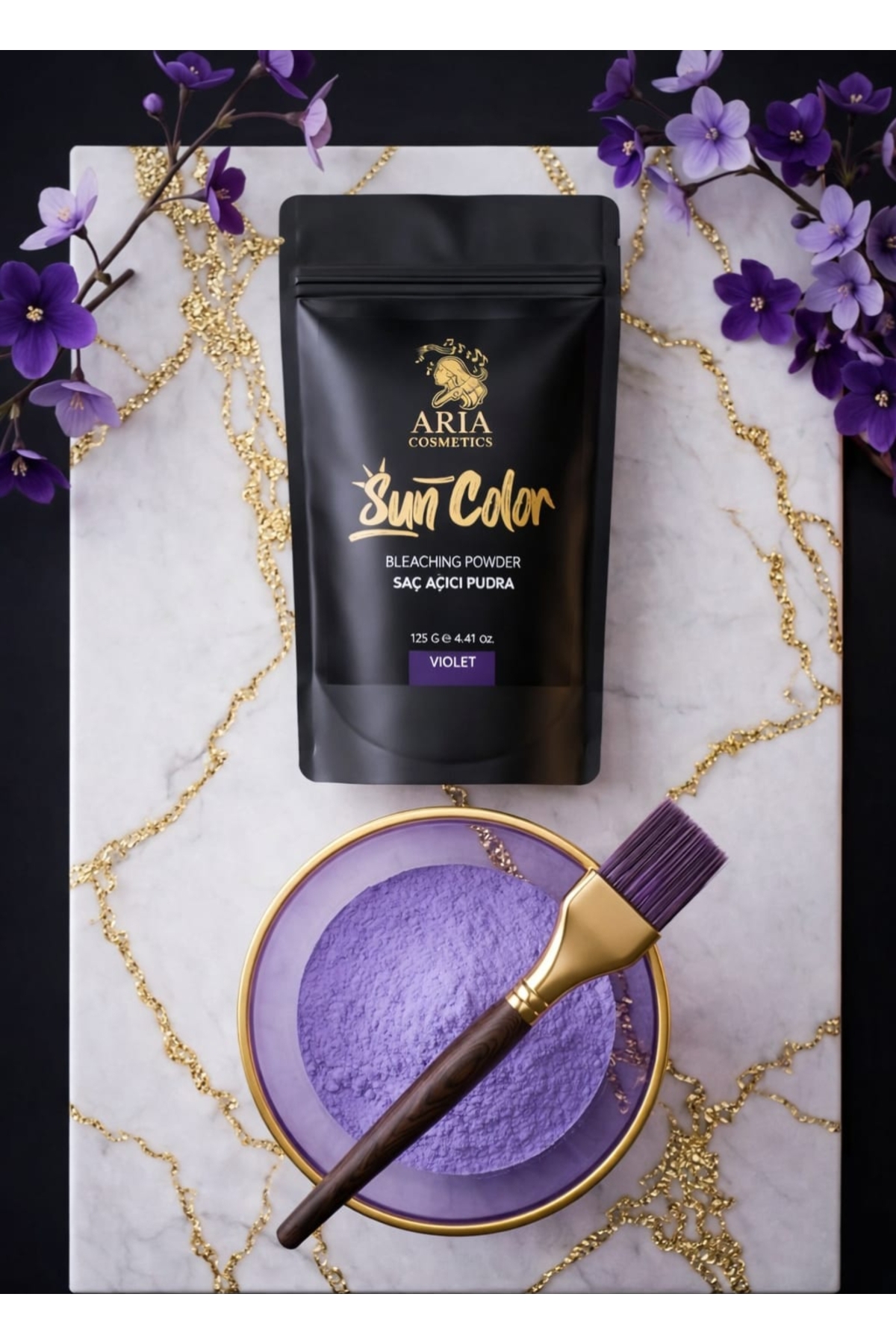 SUN COLOR Saç Açıcı Mor Oryal 125 Gr. — Sun01 — تصویر 3 از 4