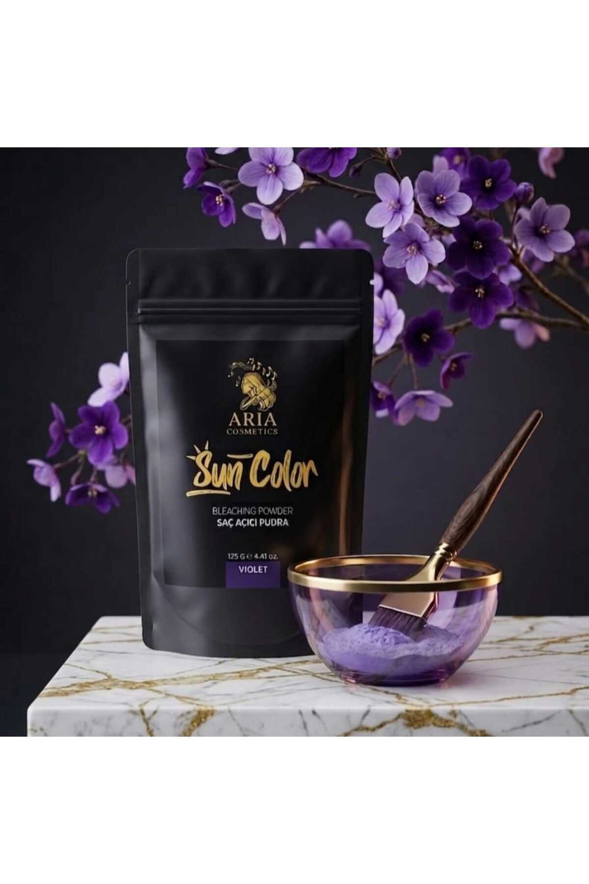 SUN COLOR Saç Açıcı Mor Oryal 125 Gr. — Sun01 — تصویر 2 از 4