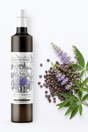 Sevinç Teyze Hayıt Sirkesi Doğal Fermantasyon Chaste Seed Vinegar 500 ml
