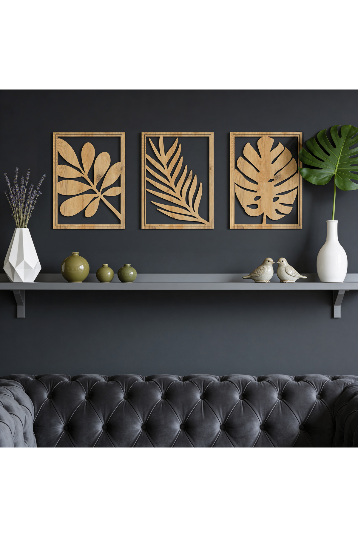 Vigowood 3-Piece Wooden Painting