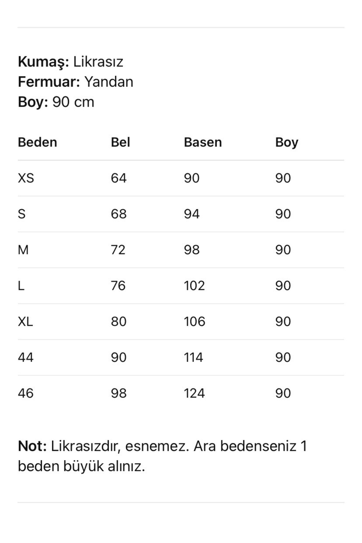 AL&SU BUTİK  kadın viskon A kesim uzun boy fermuarlı etek - Görsel 2