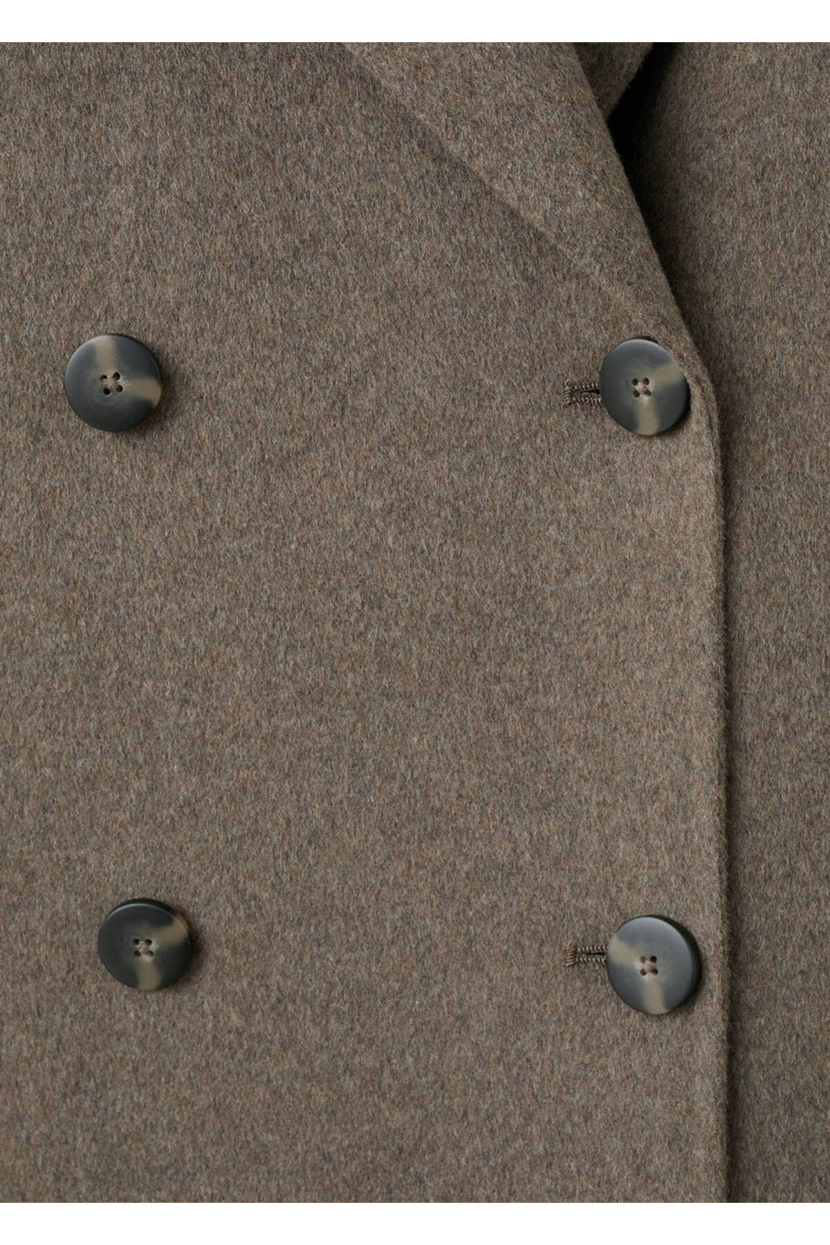 MANGO  El yapımı oversize yün palto - Görsel 5