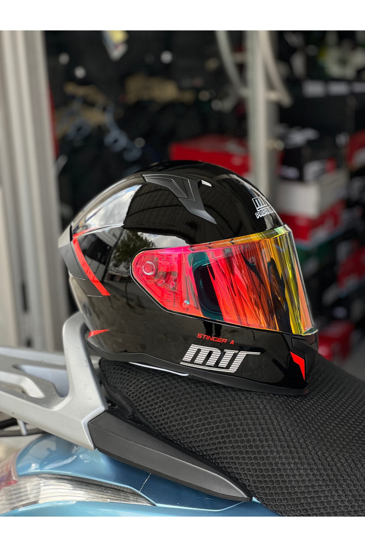 MTS Pro Helmets M-910 Stinger Full Face Kask Güneş Vizörlü Renkli