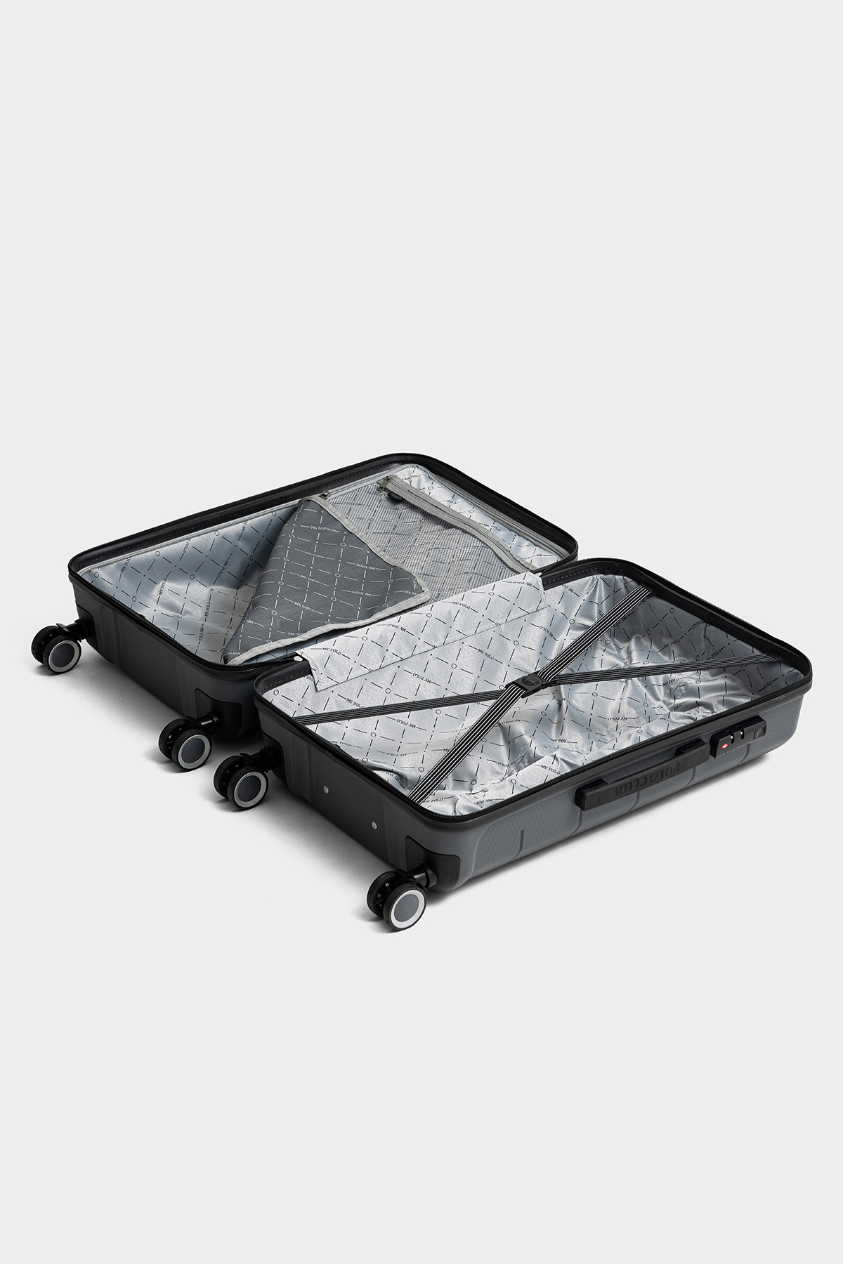 Fiyaka  Monako 4'lü Set Polipropilen Süper Esnek Kırılmaz Tekerlekli Valiz Bavul Seyahat K.GRİ - Görsel 5