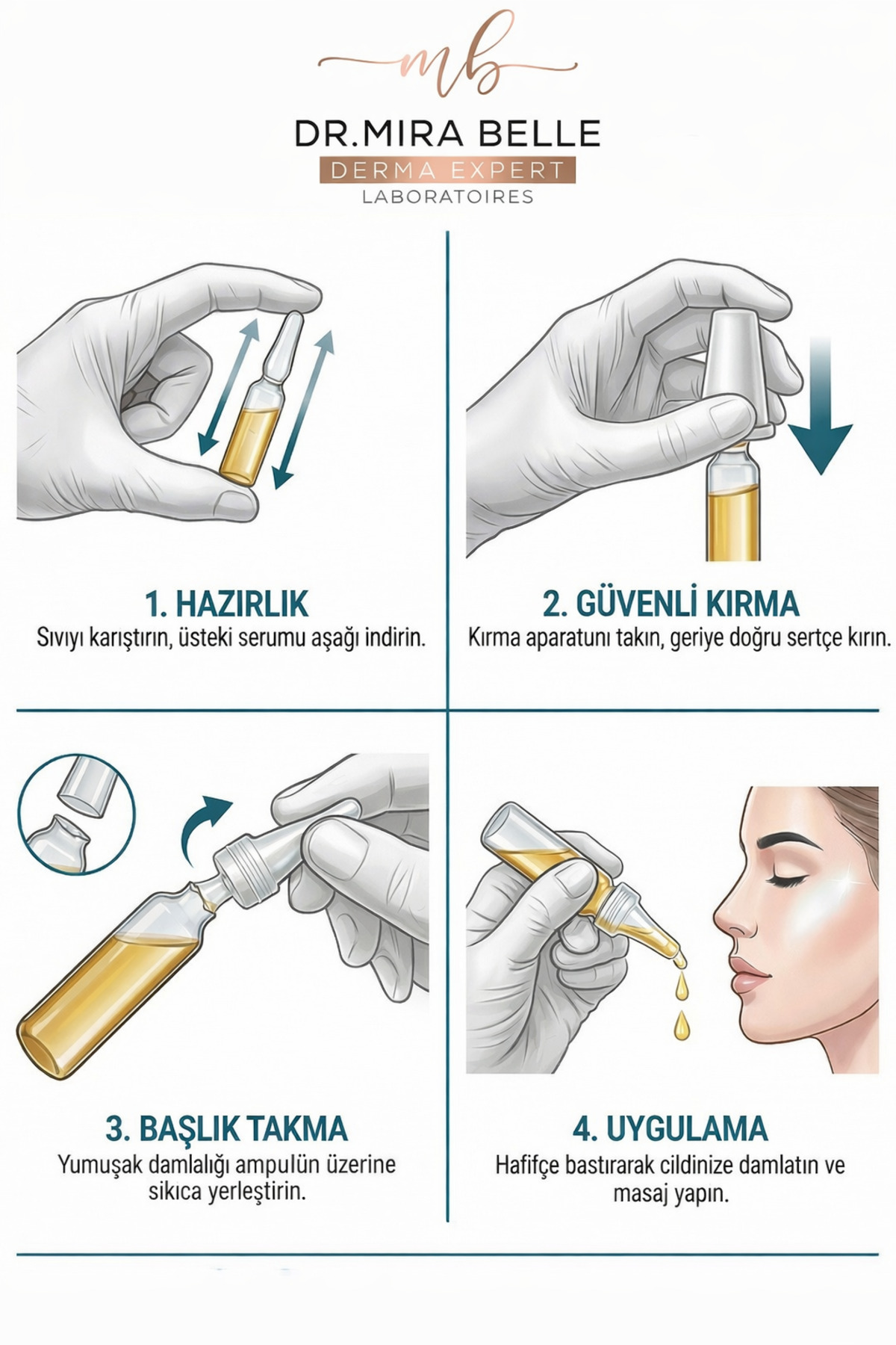 Tüm Ciltler Kafein & Peptid Aydınlatıcı Göz Altı Torba ve Morluk Karşıtı Bakım Serumu 14 ml — DMB-MECA — تصویر 3 از 4