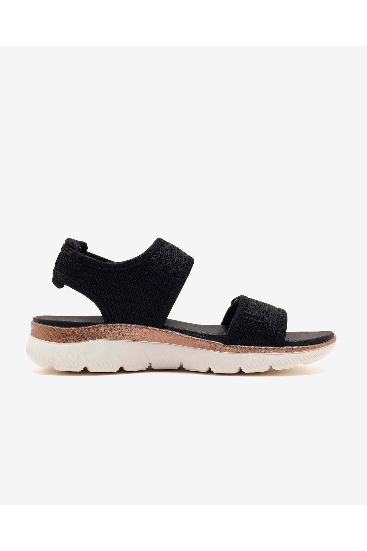 SKECHERS SUMMITS Kadın Siyah / Pembe Altin Sandalet 163158 BKRG görsel 2