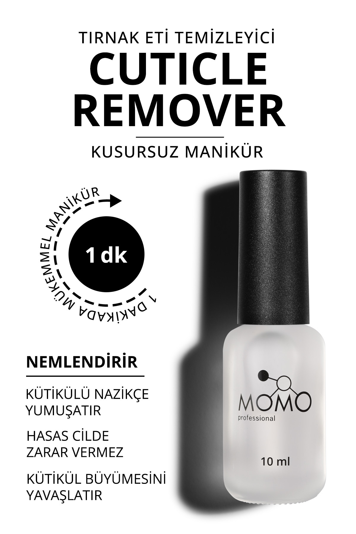 MOMO professional Cuticle Remover, Tırnak Eti Çıkarıcı, Tırnak Eti