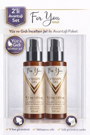 For You Gold Yüz, Boyun, Çene Ve Gıdı Incelmeye Yardımcı, Sıkılaştırıcı, Topa...