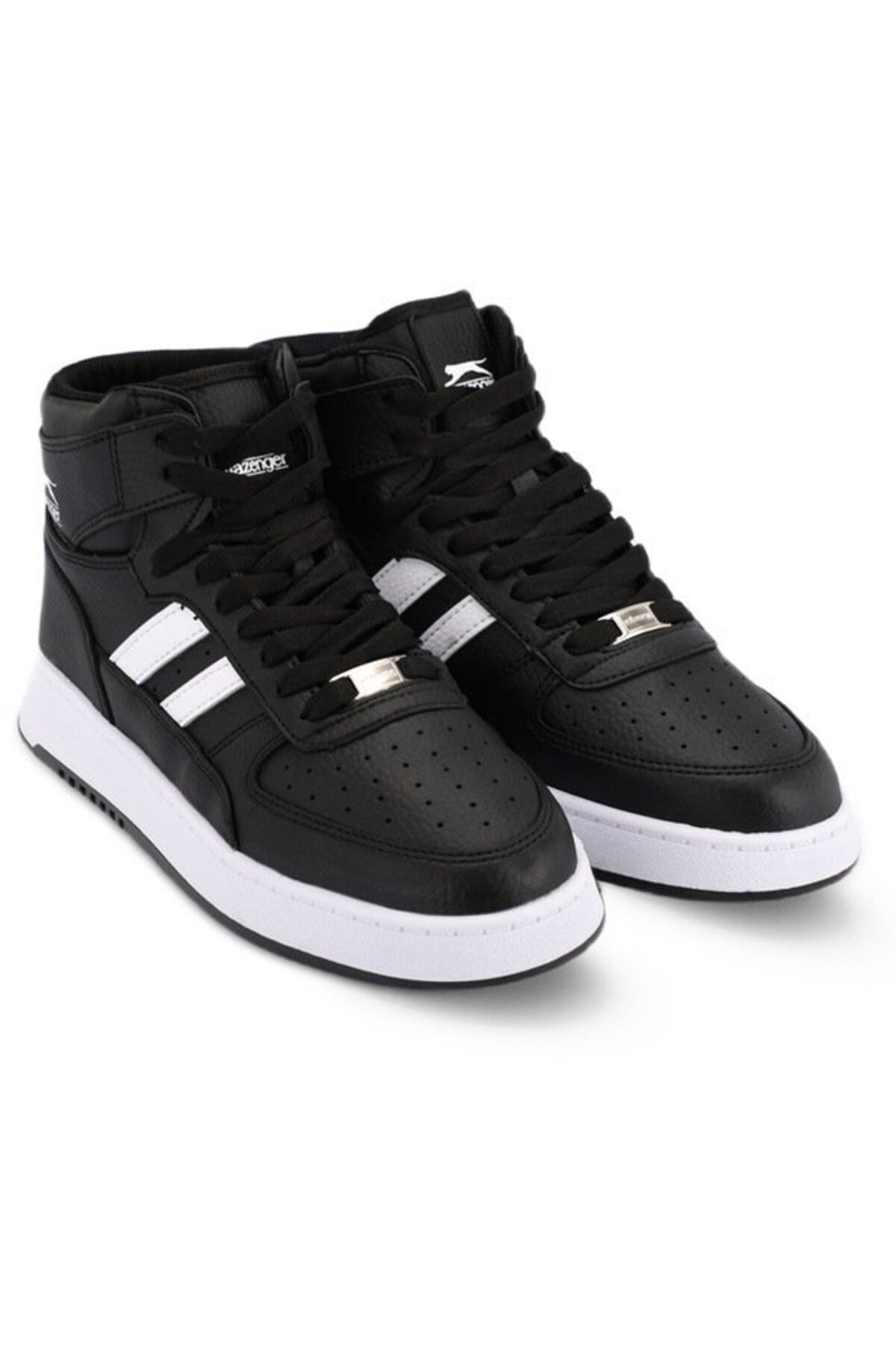 Slazenger DAPHNE HIGH Sneaker Erkek Ayakkabı Siyah / Beyaz