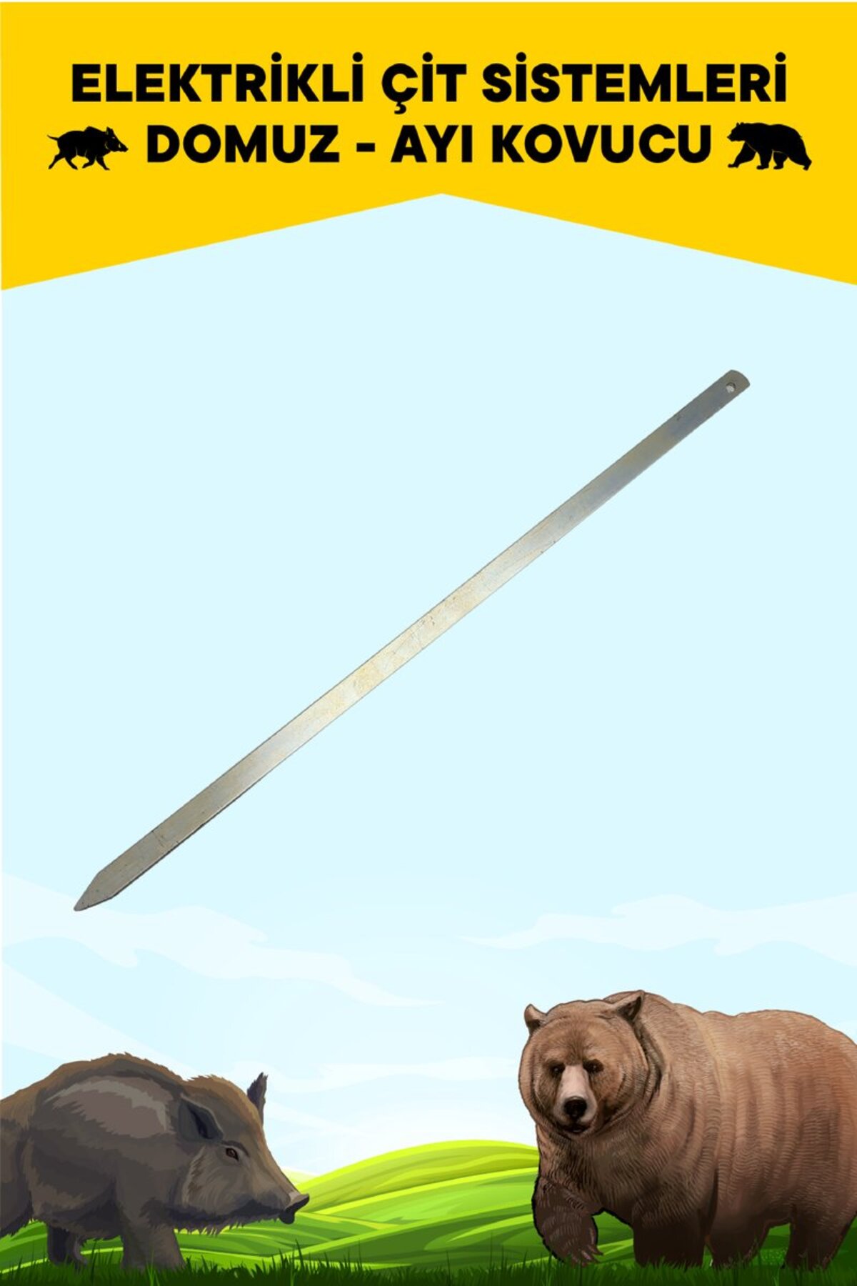ELECTRIC FENCE GROUNDING ROD