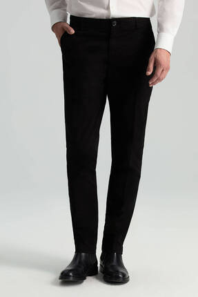 Hemington Pamuklu Siyah Regular Fit Chino Pantolon