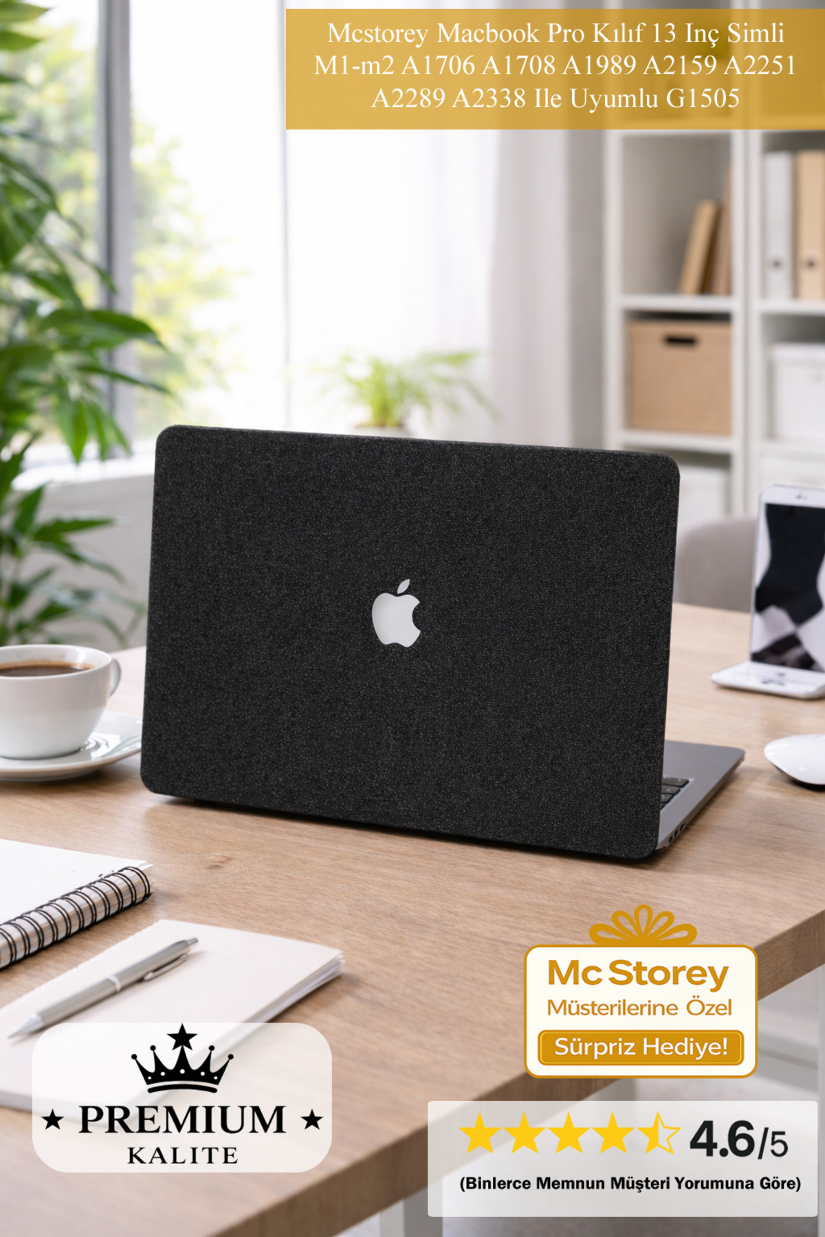 Macbook Pro Case Compatible With 13 Inch Glitter M1-m2 A1706 A1708 A1989 A2159 A2251 A2289 A2338 G1505