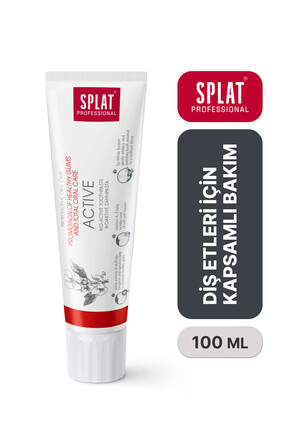 Splat Aktive Diş Macunu Sağlıklı Diş Etine Sağlıklı Tam Ağız Bakımı 100 ml