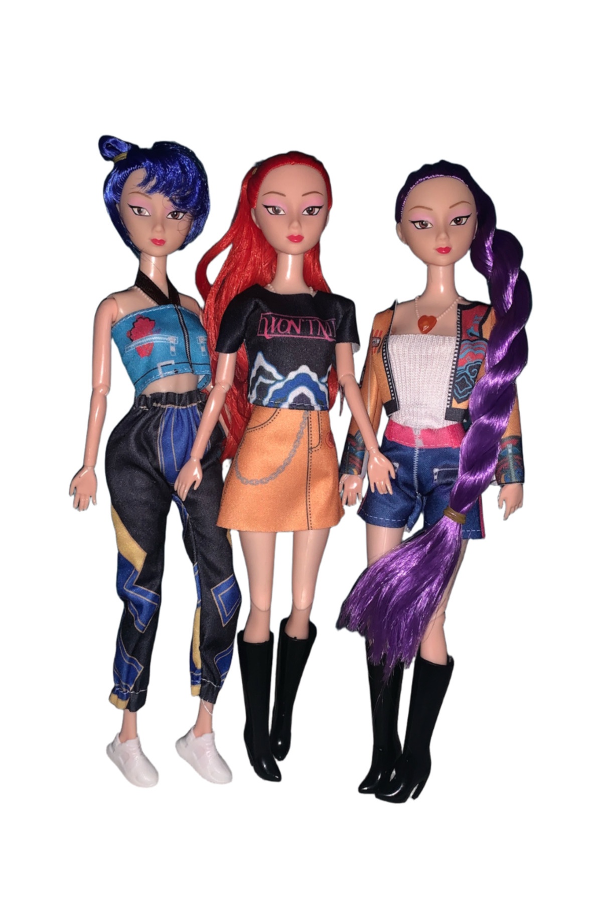 OEM Σετ 3 μουσικών κούκλων 32 εκ. K-pop Demon Hunters / K-pop Demon Hunters -...