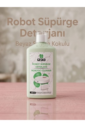 Gesko Robot Süpürge Deterjanı Beyaz Sabun Kokulu 500 ml