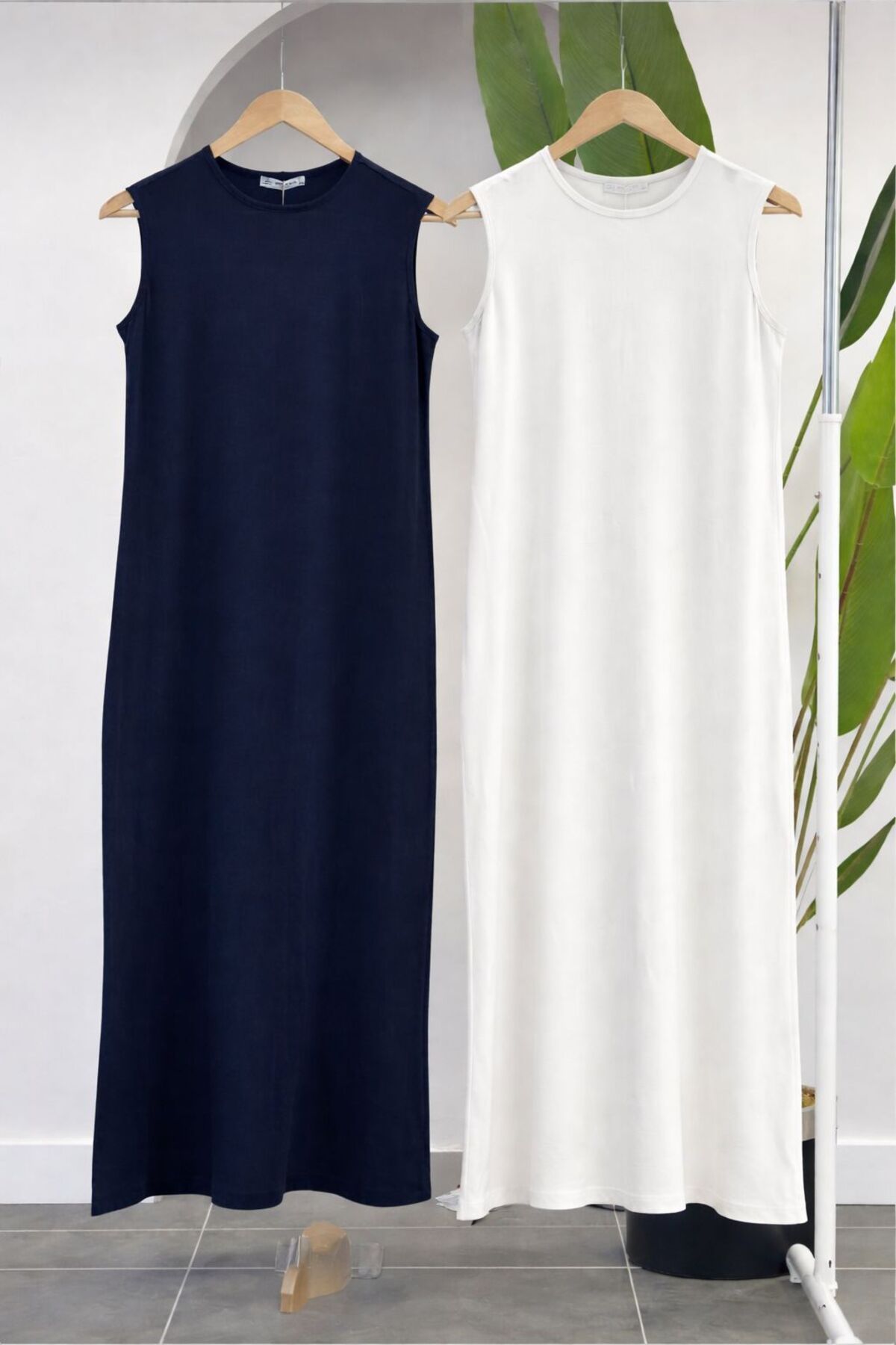 DEMOİSELLE Women's Jersey 2-Pack Sleeveless Undershirt