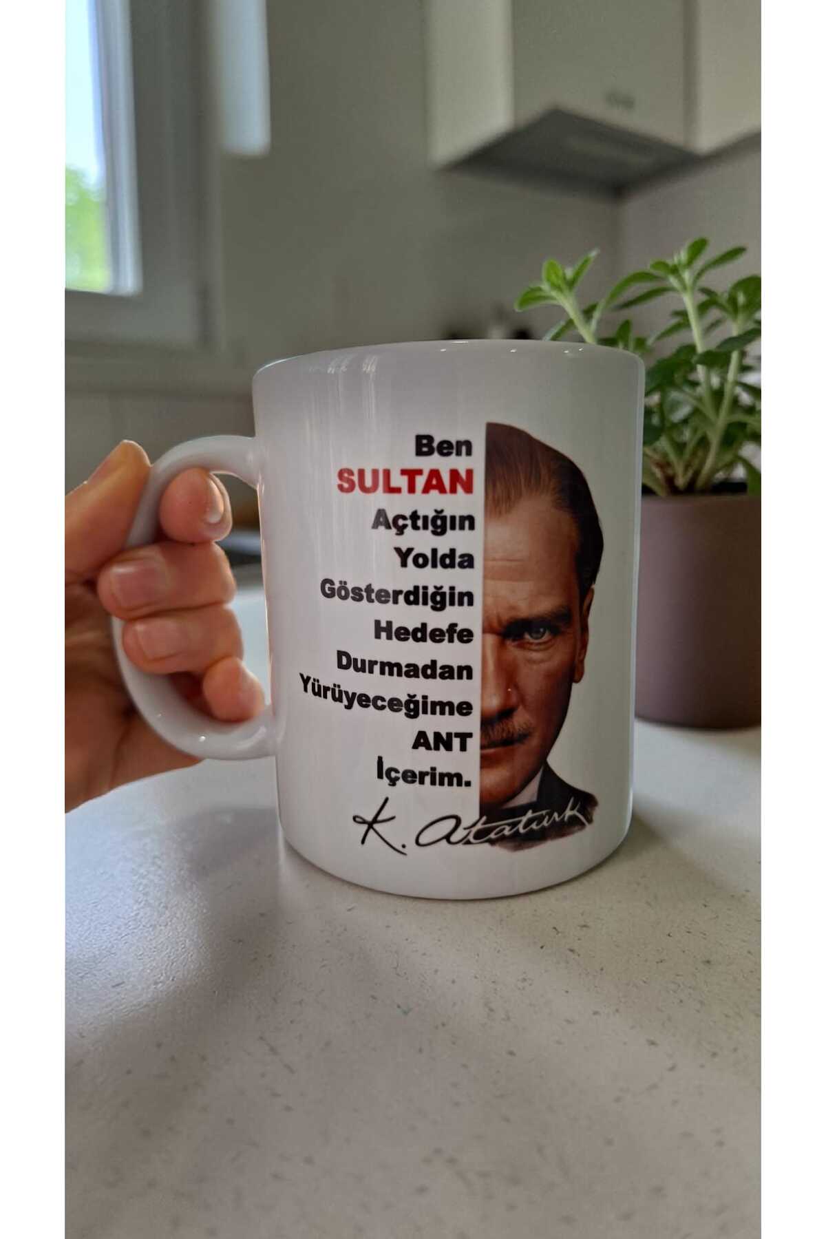 30 Ağustos Kişiye Özel Andımız Baskılı Çift Yön 300 Ml Kupa Bardak