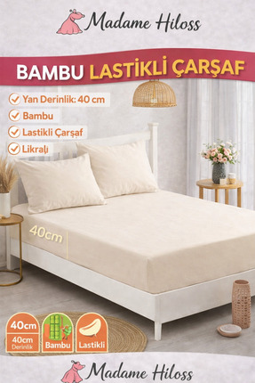 Madame Hiloşş Bambu Lastikli Çarşaf