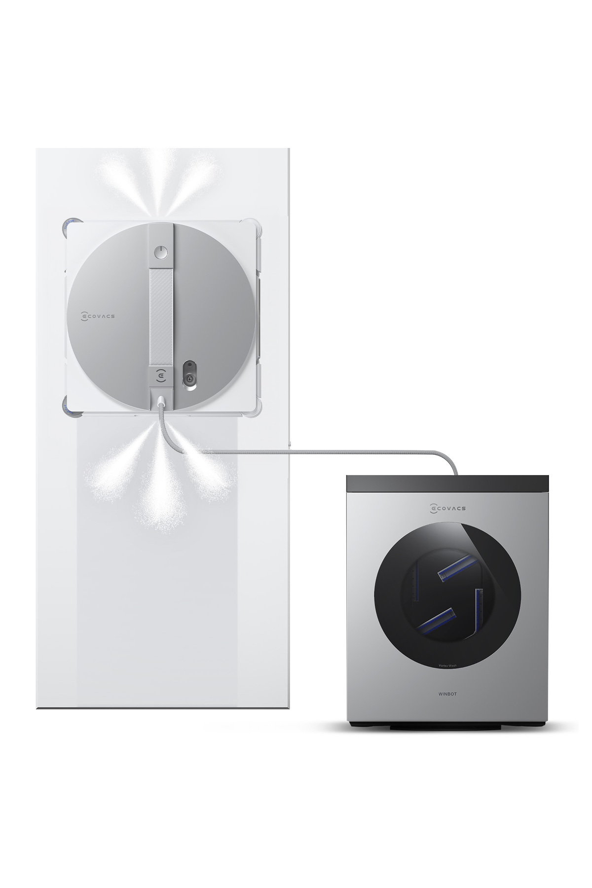 Ecovacs Winbot W3 Omni Cam Silme Robotu, 10000Pa, WIN-SLAM 5.0 Akıllı Yol Planlama, Akıllı İstasyon - Fiyatı, Yorumları