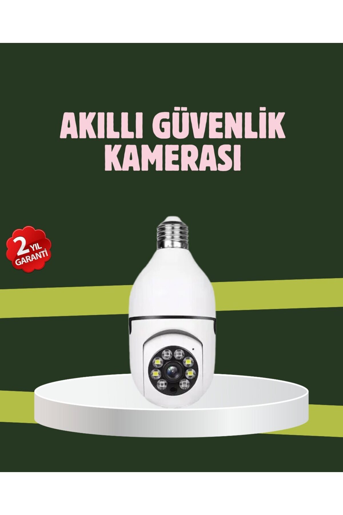 Yüksek Çözünürlüklü Kablosuz Akıllı Güvenlik Kamerası