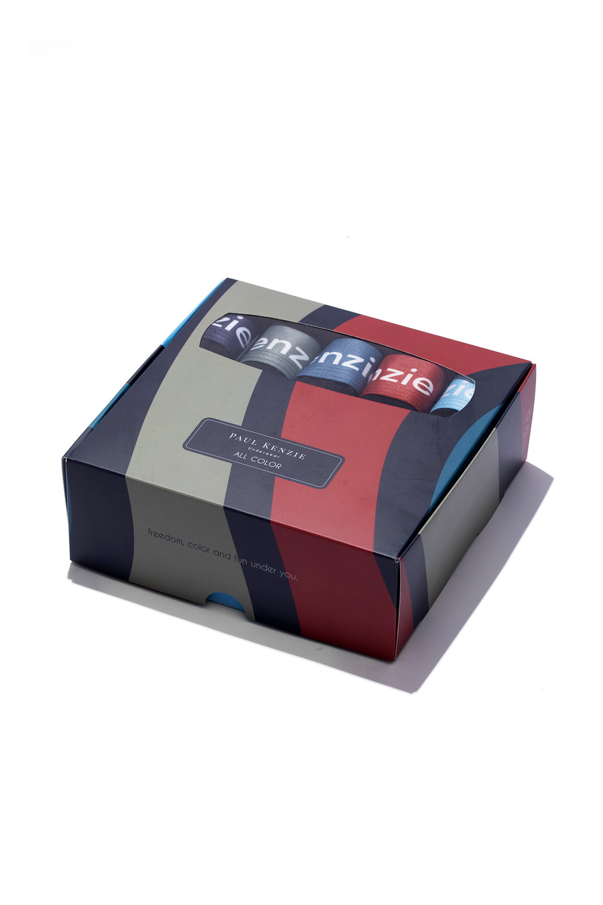 Paul Kenzie  5'li Erkek Boxer - All Color - Görsel 2