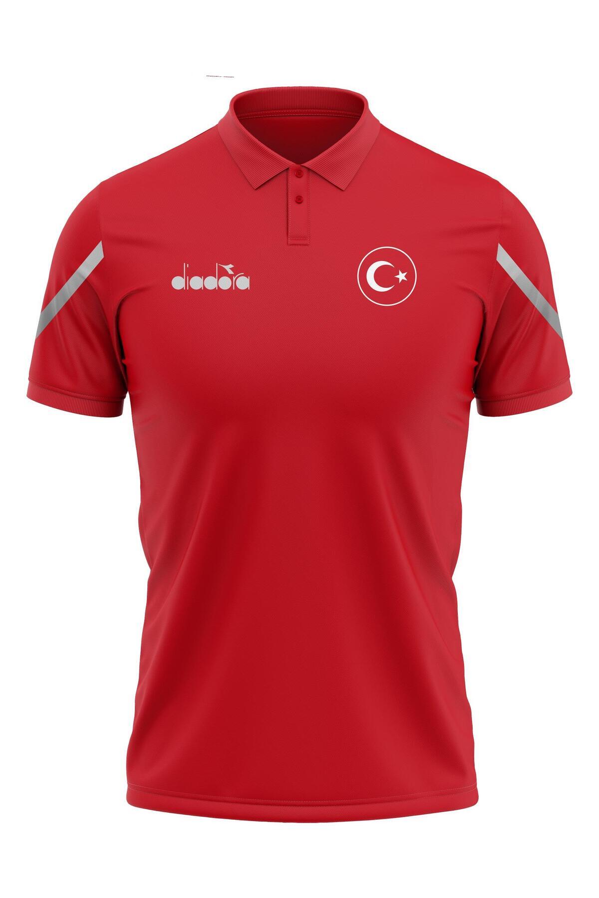 Diadora Alto 25 Milli Takım Kamp Tişört Kırmızı