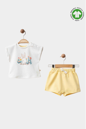 Solemini Butter Yellow Premium Organik Pamuk Bebek Takım
