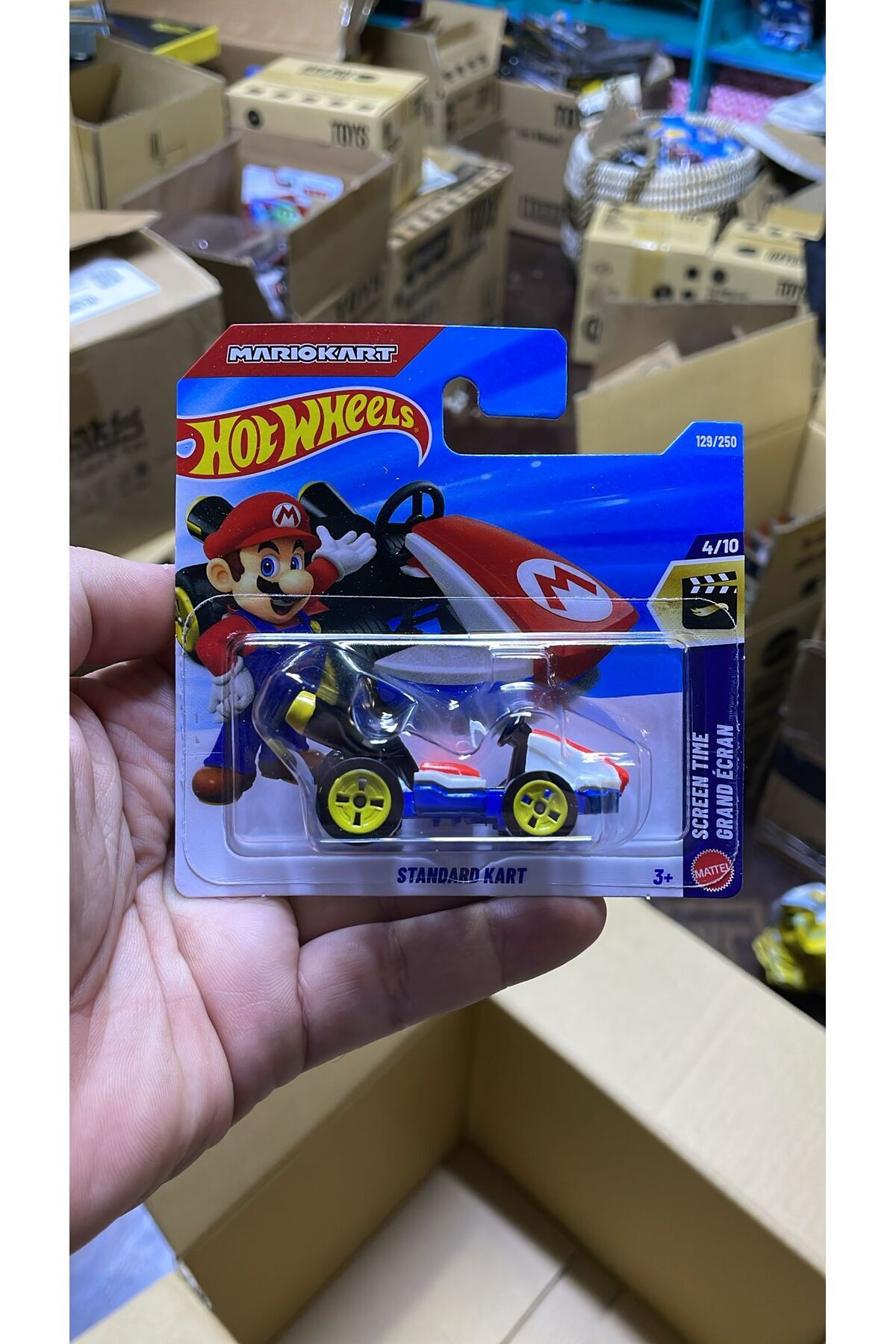 HOT WHEELS Mario Kart Standard Kart Metal Oyuncak Araba 1:64